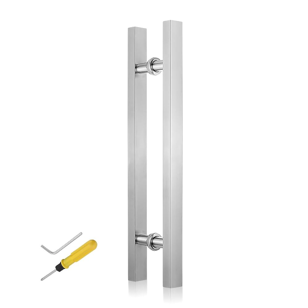 Amazon | ステンレス鋼プッシュプルドアハンドル、長さ60cm/80cm